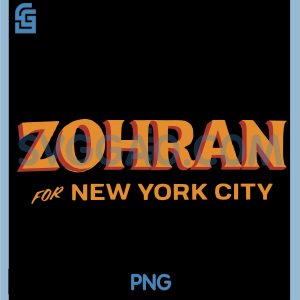 Zohran for New York City Svg, Mayor Of NYC Svg, Zohran Mamdani Svg