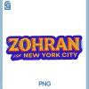 Zohran For New York City SVG, Bold Retro Typography Sticker Design SVG