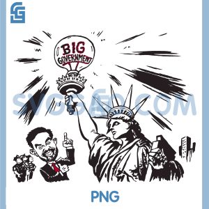 Zohran For New York City Svg, Big Government Political Cartoon SVG