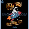 Blasting Off Into a New School Year PNG, Astronaut Students Fun PNG