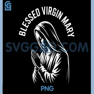 Blessed Virgin Mary Vintage PNG, Jesus Mother Christian Faith PNG