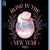 Bling in The New Year PNG, Western New Year 2026 Disco Ball PNG