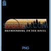 Brandenburg an der Havel PNG, Germany Evergreen Vintage Sunset PNG