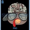 Camo Turkey Gobble PNG, Thanksgiving Pilgrim PNG