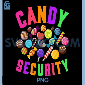 Candy Security PNG, Funny Halloween Party PNG