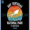 Dry Tortugas Florida PNG, Scuba Diving Snorkeling Vintage PNG