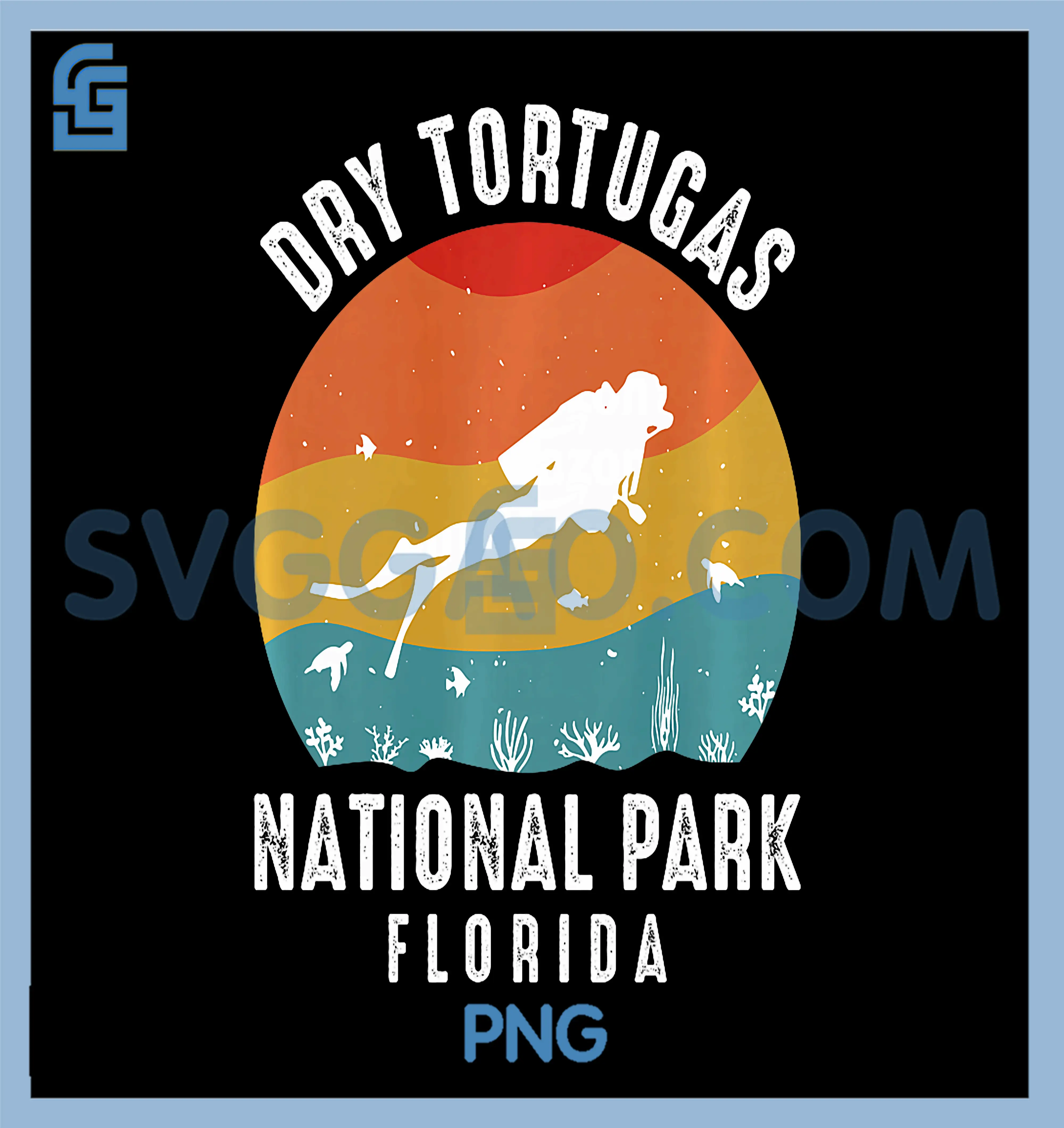 Dry Tortugas Florida Scuba Diving Snorkeling Vintage Retro Premium Tri-Blend T-Shirt copy Dry Tortugas Florida PNG, Scuba Diving Snorkeling Vintage PNG