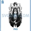 Demon Lillith PNG, Pentagram Occultism Witchcraft PNG