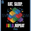 Eat Sleep Build Repeat PNG, Building Bricks Blocks Master Builder PNG