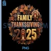 Family Thanksgiving 2025 PNG, Crew Matching Group Turkey Dinner PNG
