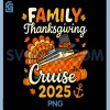 Family Turkey Cruise PNG, Vacation Trip Thanksgiving 2025 PNG