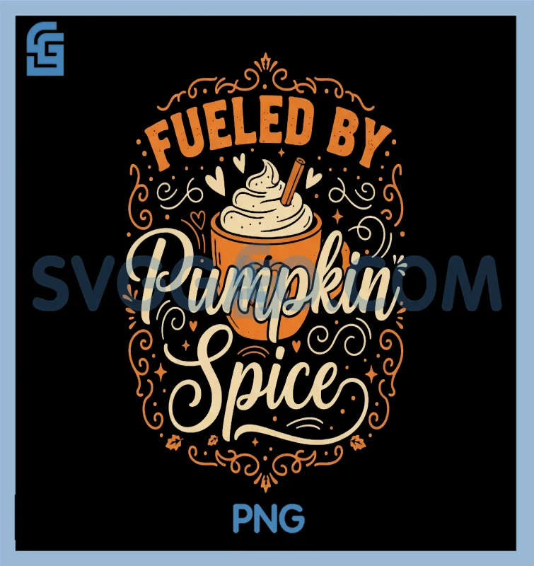 Funny Thanksgiving PNG, Pumpkin Spice Autumn Coffee Latte PNG