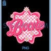 Retro Boone Groovy PNG, Flower First Name Personalized 80's PNG