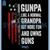 Gunpa Like A Normal Grandpa PNG, But More Fun and Owns Guns PNG