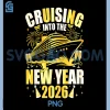 Happy New Year 2026 PNG, Cruising Into The New Year 2026 PNG