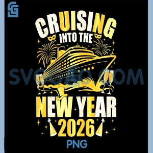 Happy New Year 2026 PNG, Cruising Into The New Year 2026 PNG