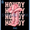 Howdy Southern Western Girl PNG, Hat Country Rodeo PNG, Pink Cowgirl PNG