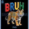 Tiger Print Bruh PNG, Building Blocks Blue Tiger PNG