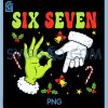 Trending Six Seven Christmas PNG, Meme 67 Xmas Funny Christmas PNG