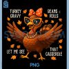 Turkey Gravy Beans Rolls PNG, Casserole Funny Thanksgiving PNG