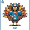 Turkey Playing Football PNG, Thanksgiving Football Player PNG