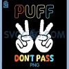 Vaping Puff Dont Pass PNG, Non Smoker Retro Vape User PNG