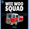 Wee Woo Squad PNG, Firefighter Art Fire Truck Fireman PNG