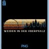 Weiden in der Oberpfalz PNG, Germany Evergreen Vintage Sunset PNG