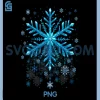 Winter Blue Snowflake PNG, Christmas Xmas PNG