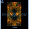 Cat Vibrant PNG, Vision Fantasy Feline Cosmic PNG 2 Cat Vibrant PNG, Vision Fantasy Feline Cosmic PNG