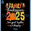 Family Thanksgiving 2025 PNG, Turkey Matching Family Reunion PNG
