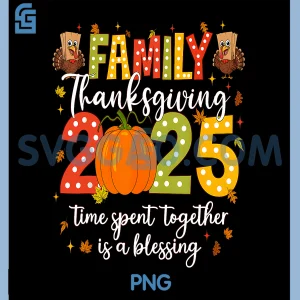 Family Thanksgiving 2025 PNG, Turkey Matching Family Reunion PNG