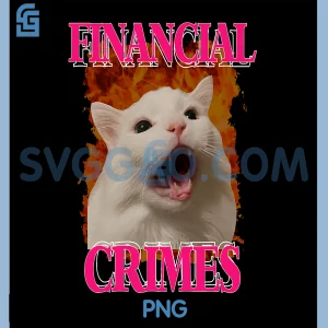 Financial Crimes PNG, Bootleg Concert Cat Retro Style Vintage PNG