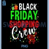 Friday Shopping Crew PNG, Christmas Family Shopping Squad PNG