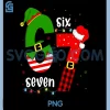 Funny 67 Six Seven PNG, Christmas Xmas 6 7 PNG