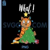 Funny Christmas Cat PNG, What Joke Pushing Xmas Tree Lights PNG