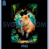Funny Graphic Capybara PNG, Capybara PNG