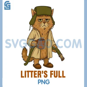 Funny Litters Full PNG, Cat Lovers Christmas Xmas PNG