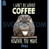 Funny Pallas Cat Coffee PNG, Drinker Coffee Lover Manul PNG