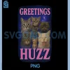 Greetings Huzz PNG, Funny Silly Cat Lollipop PNG