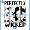 Perfectly Wicked Villains SVG, Evil Queen Cruella Maleficent Vector SVG