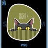 Hidden Cat Peeking PNG, Cute Cat PNG
