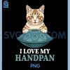 I Love My Handpan PNG, Cat Acoustic Percussion PNG