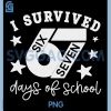 I Survived 67 Days of School PNG, Teachers Students 100th Day PNG