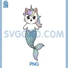 Kawaii cat Unicorn PNG, Mermaid Caticorn Pastel PNG, Animal Hybrid PNG 1 Kawaii cat Unicorn PNG, Mermaid Caticorn Pastel PNG, Animal Hybrid PNG