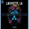 Lafayette LA PNG, Cat Wearing Sunglasses and Flowers Design 2 Lafayette LA PNG, Cat Wearing Sunglasses and Flowers Design