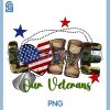 Love Our Veterans Day PNG, Proud Military American Flag TPNG