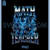 Math Teacher PNG, Appreciation Retro Graphic PNG