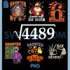 Haunted by 67 Halloween PNG Bundle, Funny Six Seven Halloween Bundle PNG