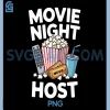 Movie Night Host PNG, Film Watch Party PNG 1 Movie Night Host PNG, Film Watch Party PNG